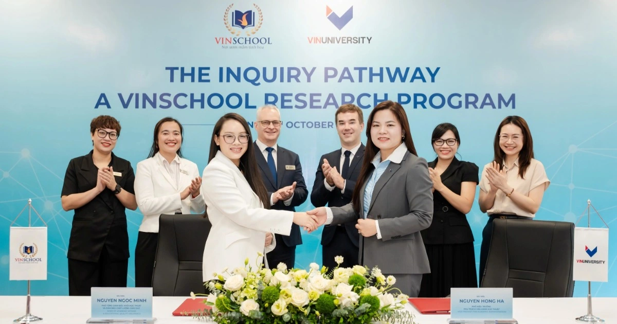 Vinschool – VinUni: Đưa năng lực nghiên cứu vào THPT
