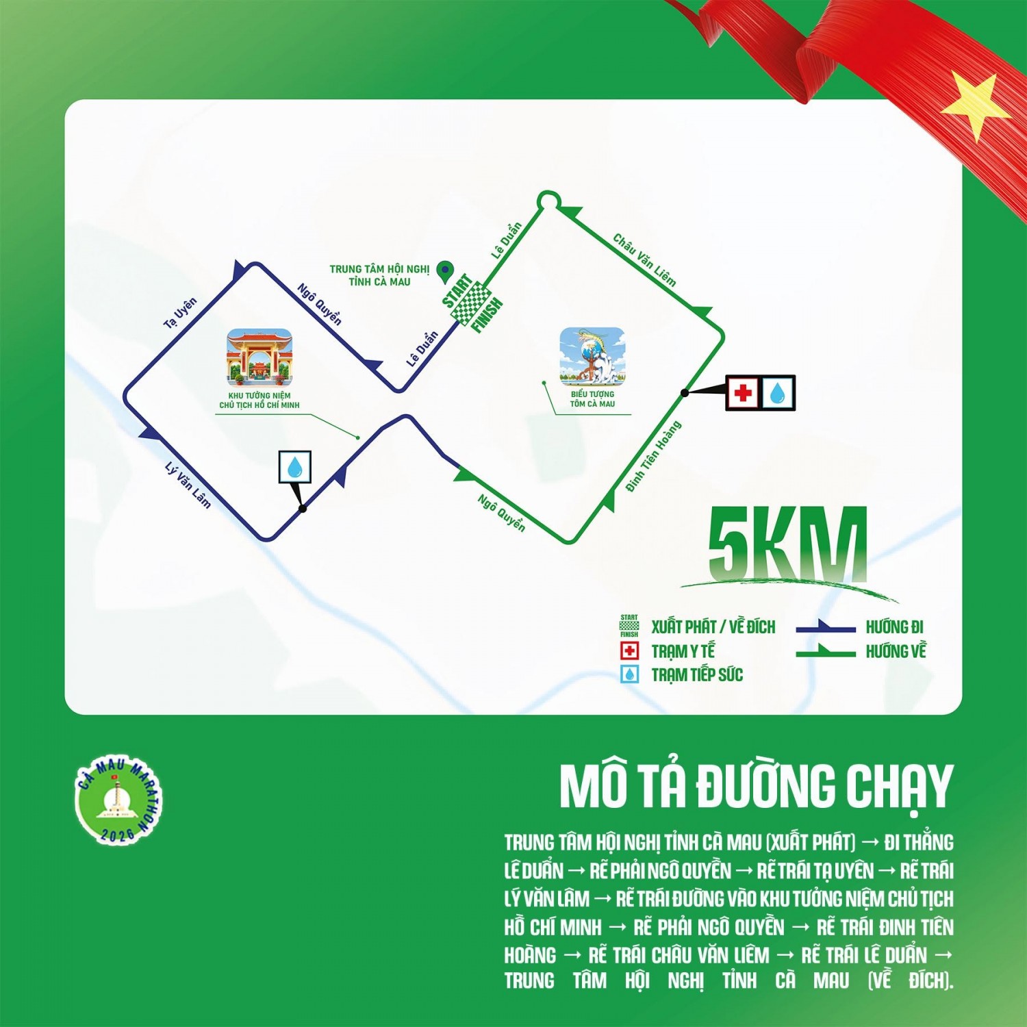 Cà Mau Marathon – Cúp PETROVIETNAM: 5 cự ly, 1 hành trình cực Nam