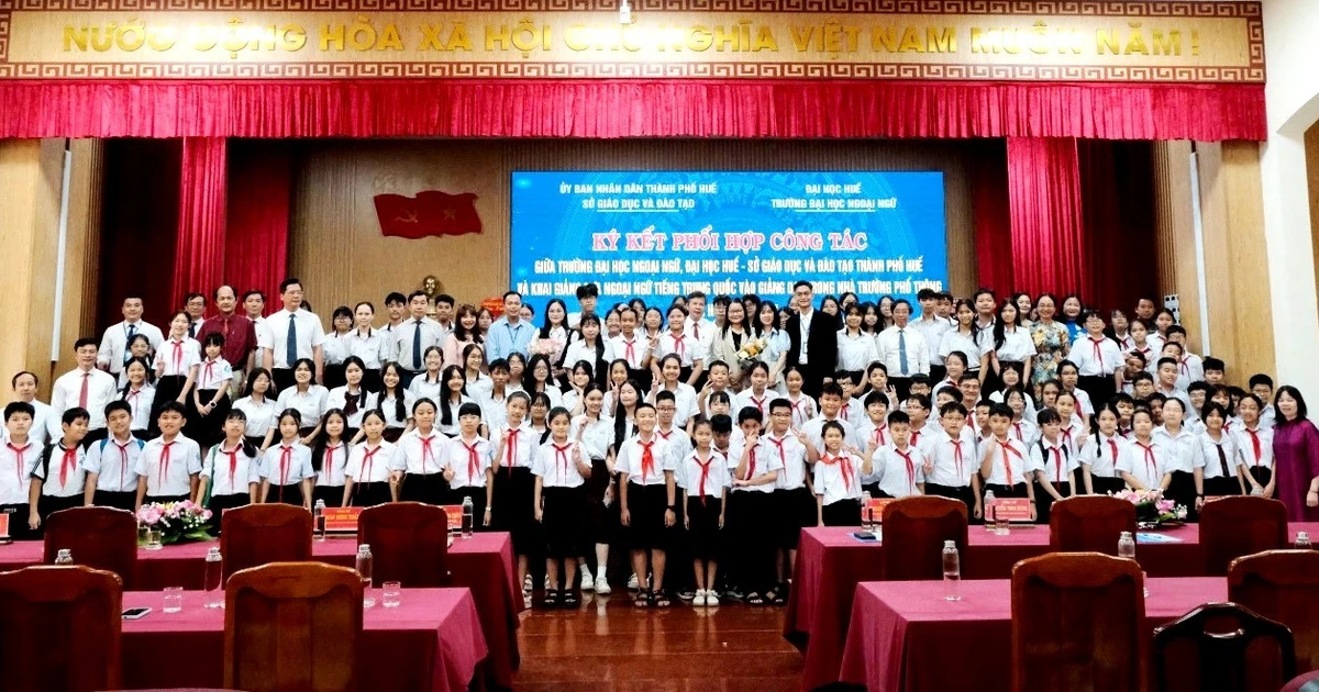 Tiếng Trung Quốc vào trường phổ thông: cánh cửa hội nhập mới cho học sinh Huế