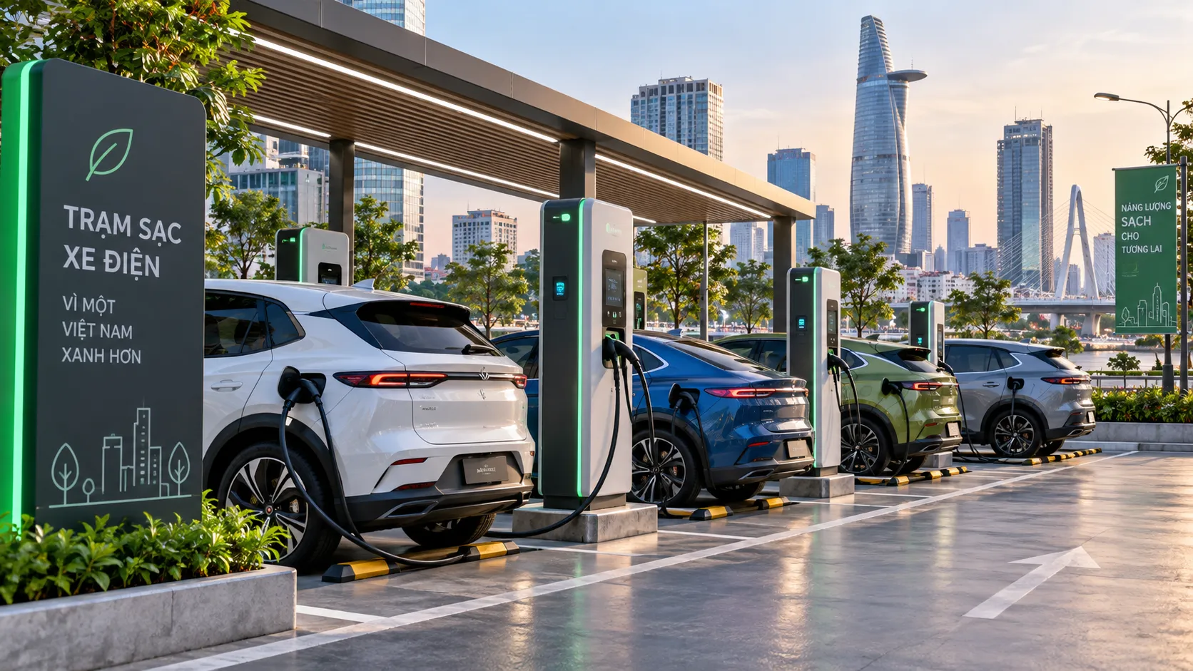 Quy chuẩn trạm sạc mới: Xe điện có thật sự dùng chung được?