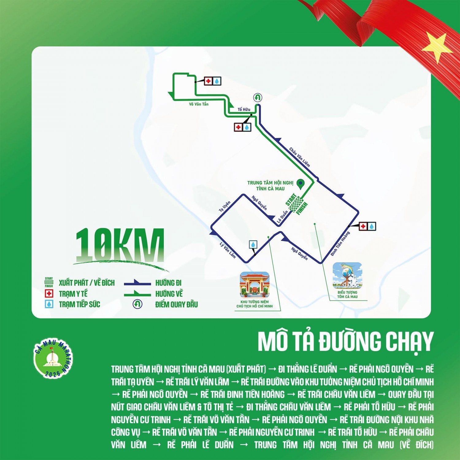 Cà Mau Marathon – Cúp PETROVIETNAM: 5 cự ly, 1 hành trình cực Nam