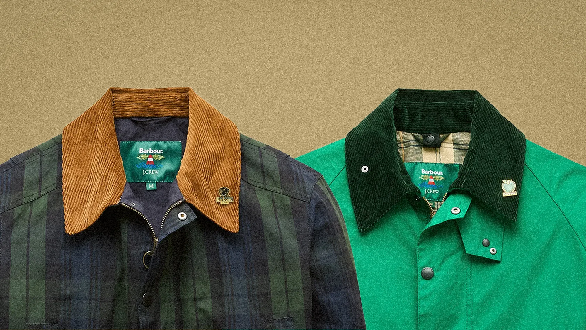 Barbour và J.Crew: Tái định nghĩa áo khoác waxed canvas