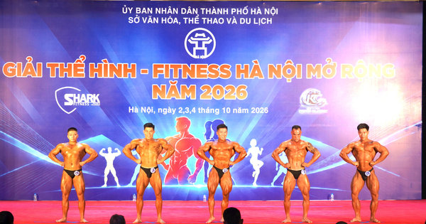 186 vận động viên tỏa sáng tại giải thể hình Hà Nội mở rộng