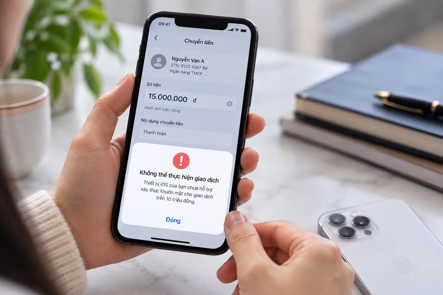 TPBank siết giao dịch lớn trên iPhone cũ: người dùng phải làm gì?