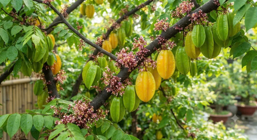 Vị trí đặt cây khế đúng phong thủy để hút tài lộc