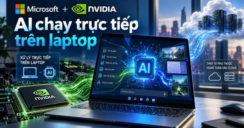 Laptop thế hệ mới: từ PC văn phòng thành máy chủ AI cá nhân
