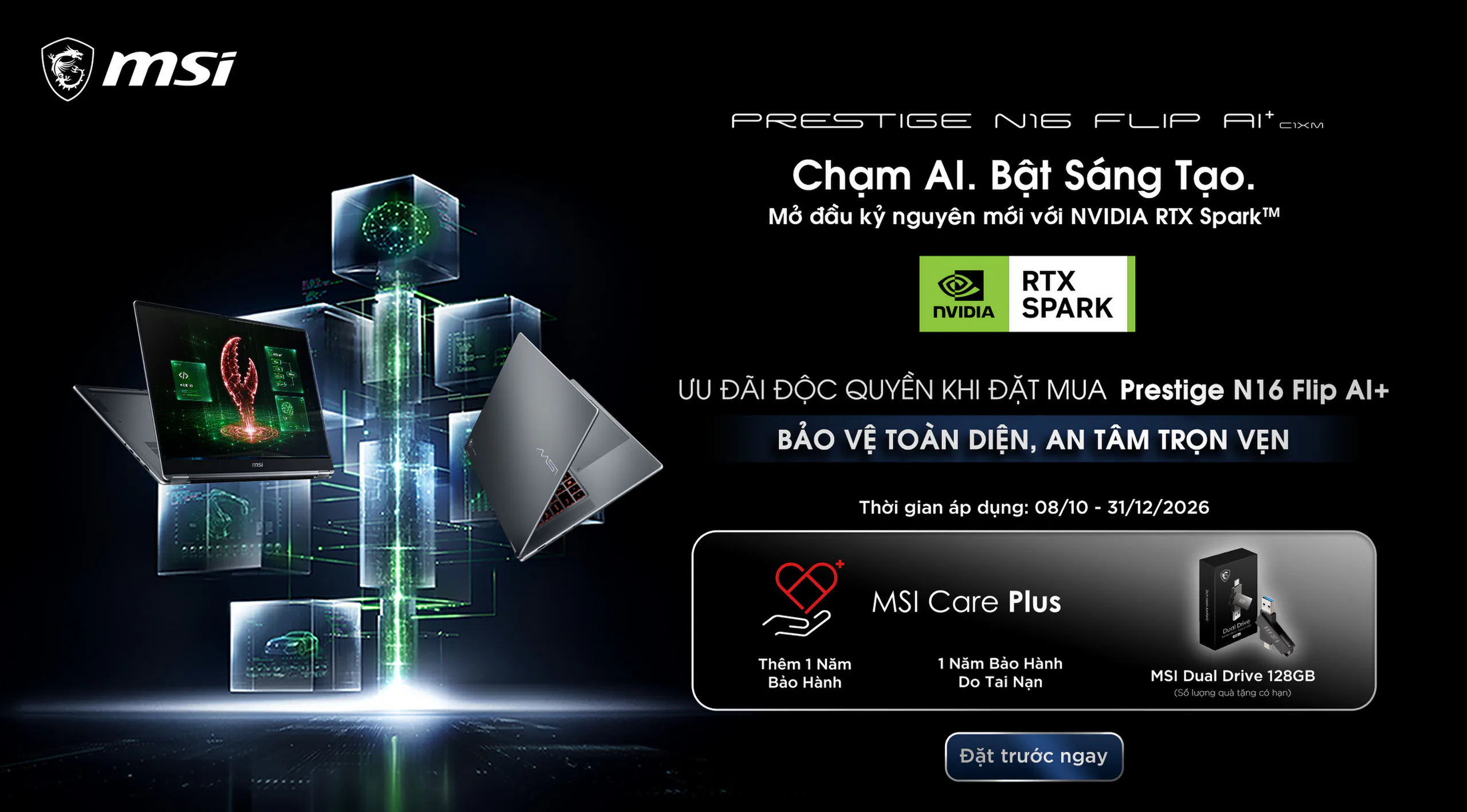 Laptop AI RTX Spark: bước ngoặt đưa trí tuệ nhân tạo về tay người dùng