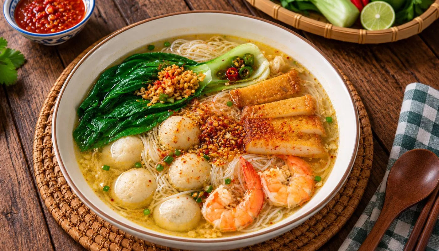 Kuah Mi Hokkien Wangi: Rahsia Kulit Udang Garing