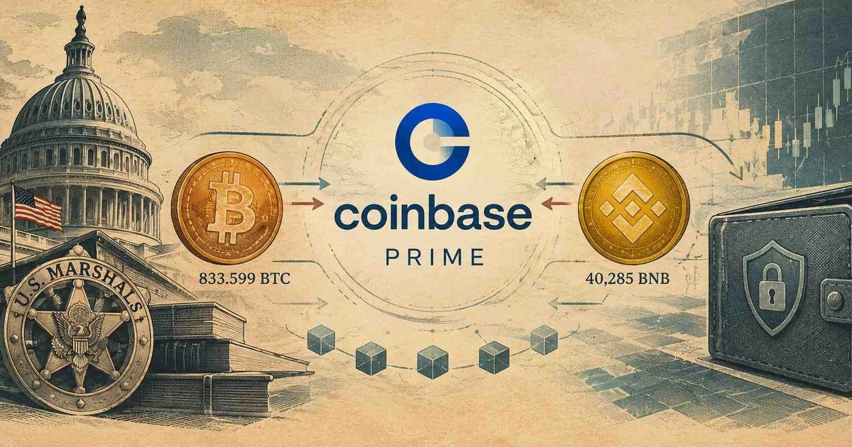 Chính phủ Mỹ liên tiếp chuyển Bitcoin tịch thu sang Coinbase: tín hiệu gì cho thị trường?