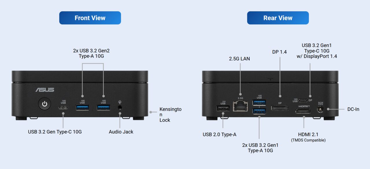 ASUS NUC 14 Essential Fanless: lựa chọn yên tĩnh cho văn phòng