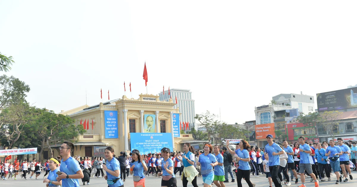Ngày hội thể thao Hải Phòng: 5.200 người chạy vì sức khỏe cộng đồng