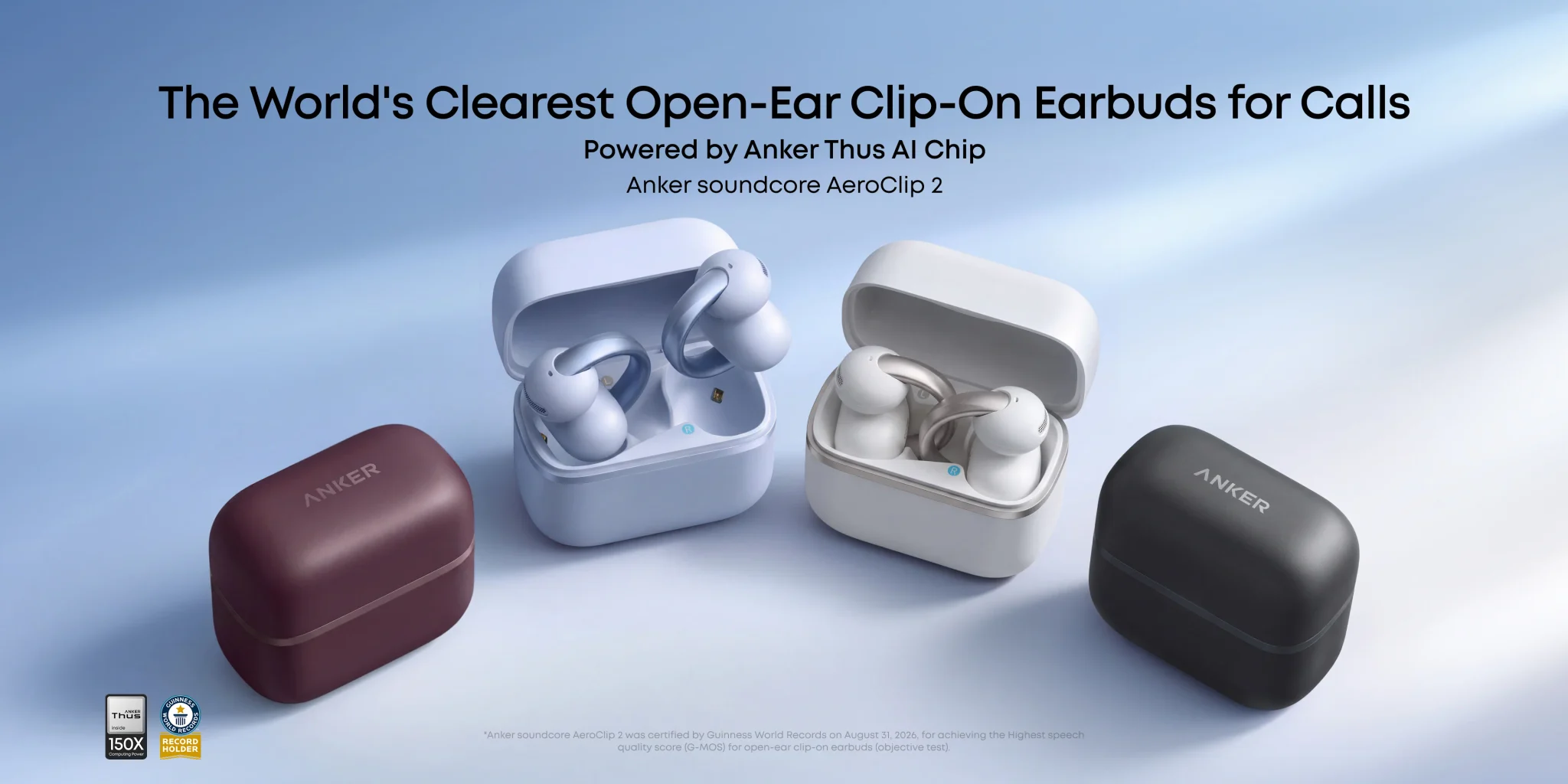 Anker Soundcore AeroClip 2: Fon Telinga Klip Terbuka Dengan Cip AI Dan Bateri 32 Jam