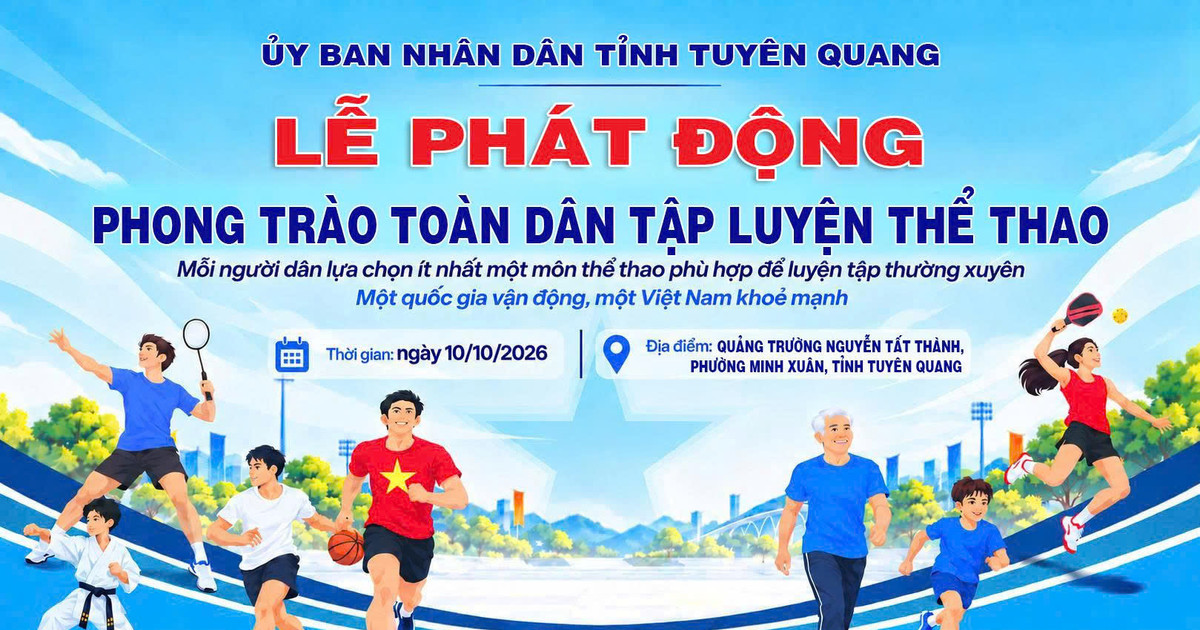 3.500 người tham gia phong trào lựa chọn môn thể thao phù hợp tại Tuyên Quang