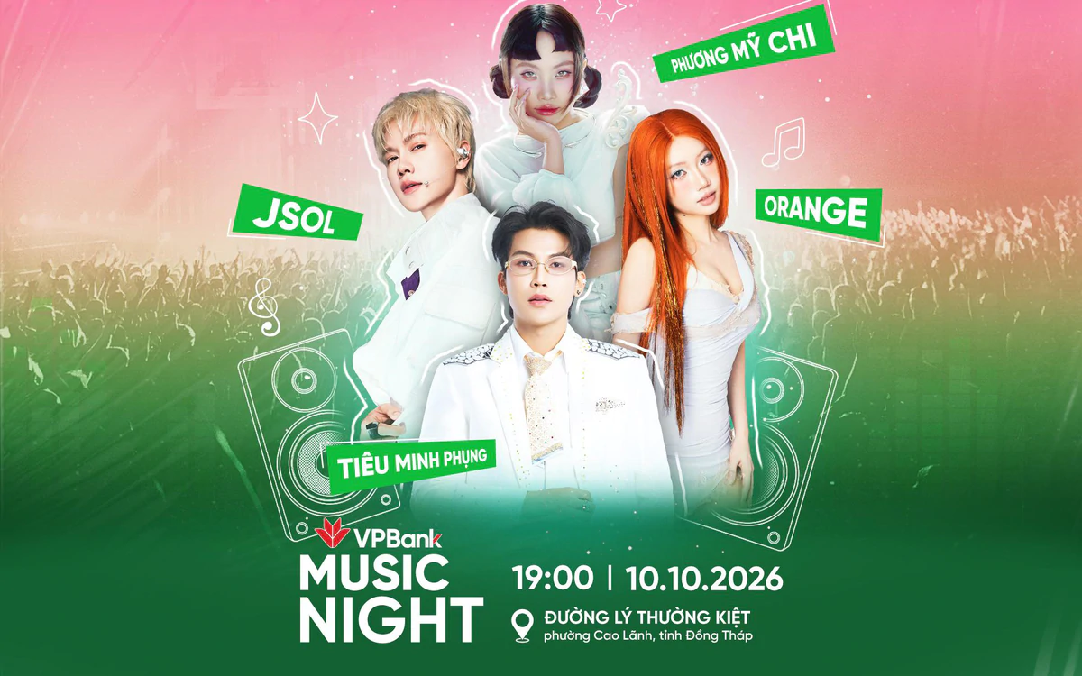 VPBank Đất Sen Hồng Music Marathon: Gen Z khuấy động đại tiệc âm nhạc