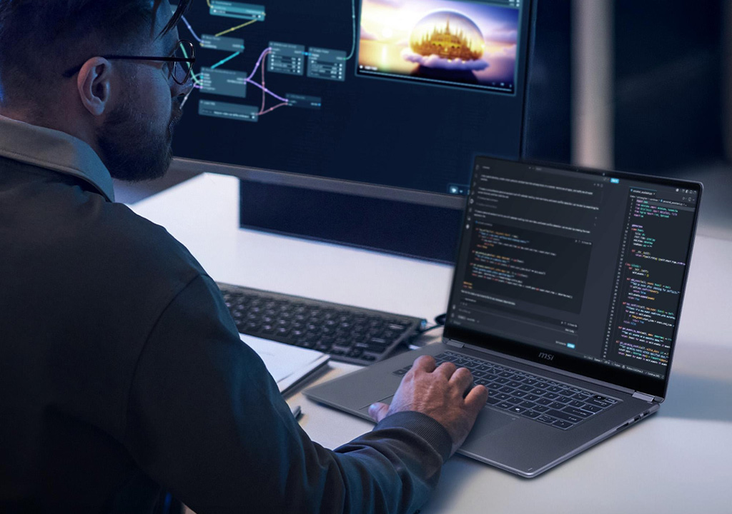 MSI Prestige N16 Flip AI+: laptop xoay gập cho kỷ nguyên Agentic AI