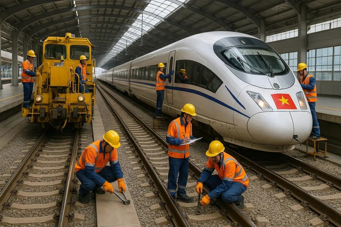 Từ công nghệ nhập khẩu đến tự chủ: Chiến lược Việt Nam làm chủ đường sắt cao tốc