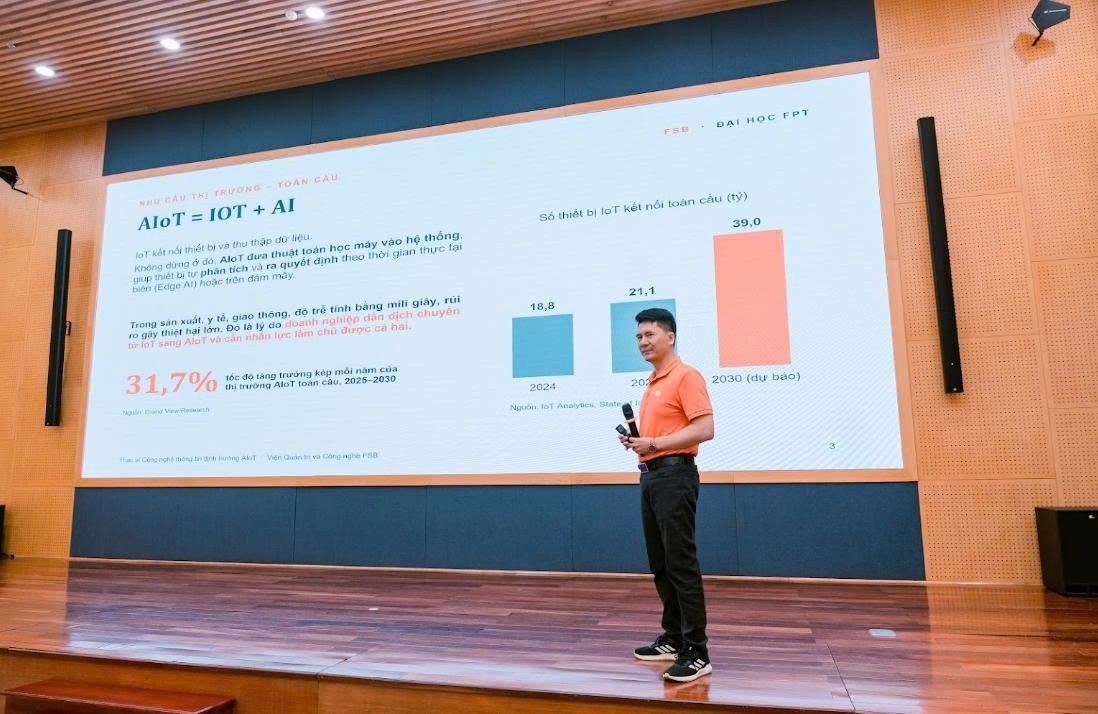 Đại học FPT ra mắt Thạc sĩ AIoT: đào tạo kỹ sư làm chủ hệ thống thông minh