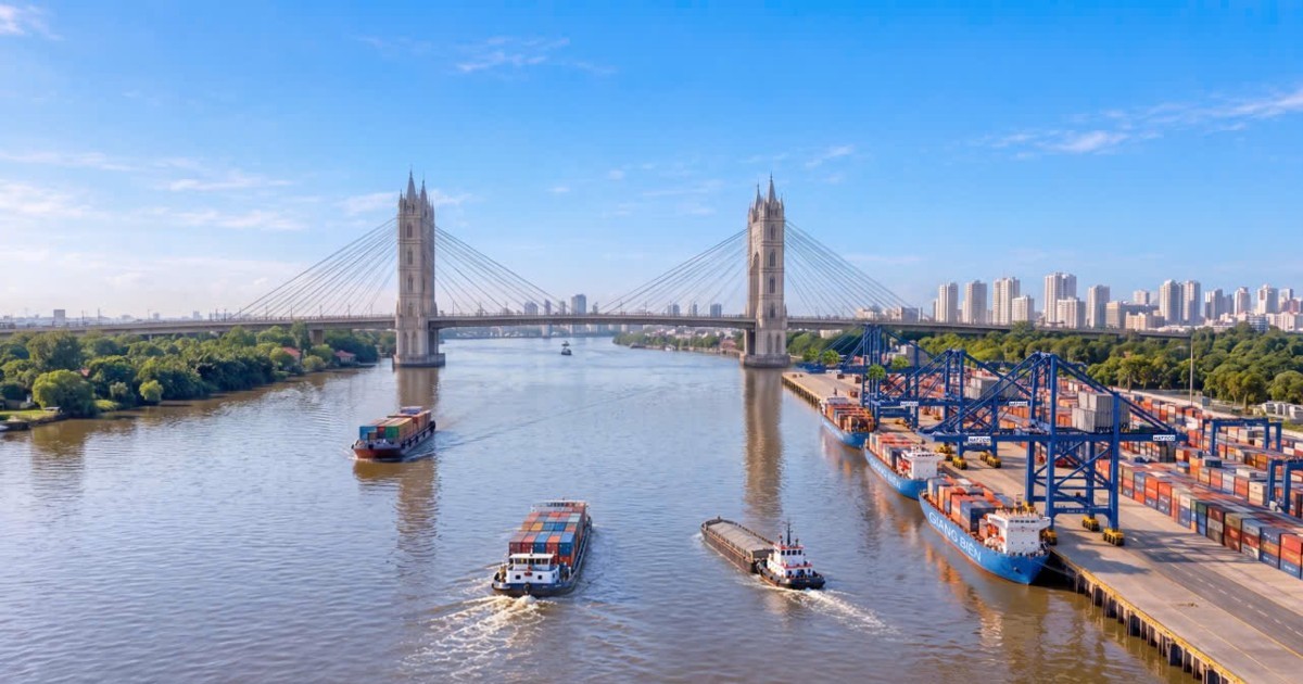 Cảng thủy nội địa Giang Biên và cú hích logistics miền Bắc