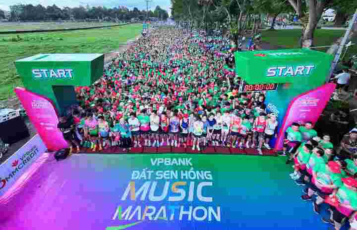VPBank Đất Sen Hồng Music Marathon: Từ đường chạy đến chuỗi giá trị kinh tế du lịch