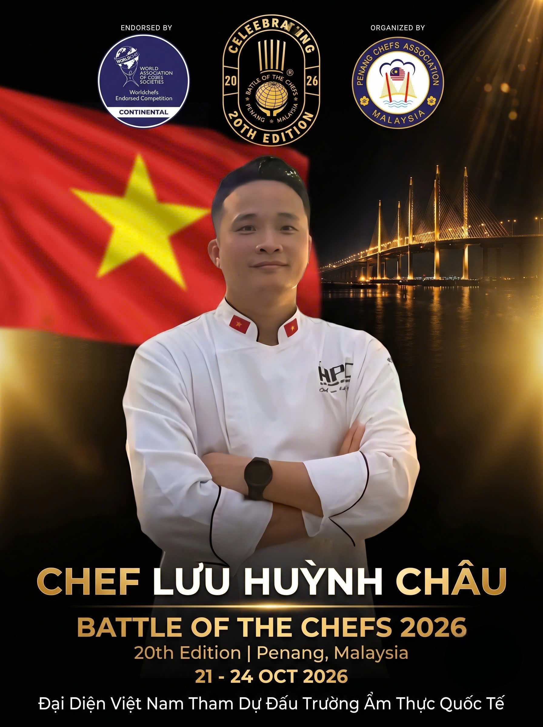 Đầu bếp Lưu Huỳnh Châu và hành trình đưa bếp Việt lên sân khấu Battle of the Chefs