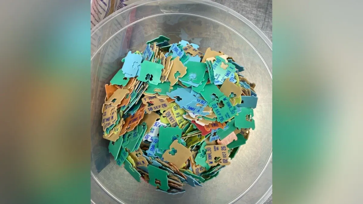 Ubah Tag Plastik Roti Jadi Karya Seni Kreatif di Rumah