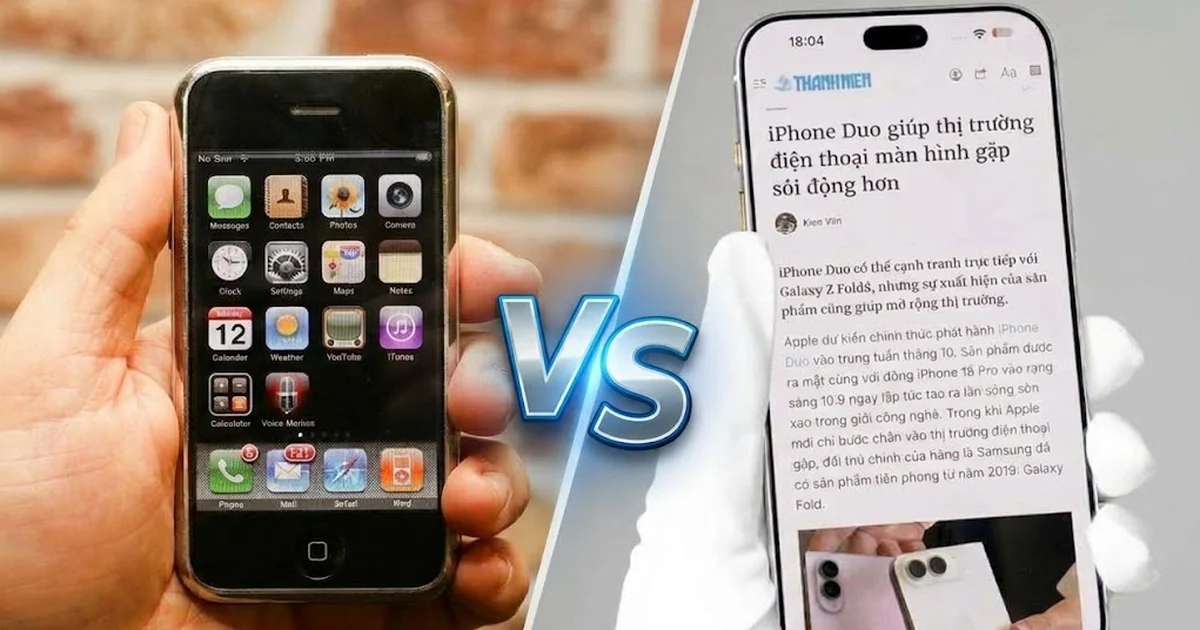 Từ iPhone đầu tiên đến hiện tại: hai thập kỷ định hình smartphone