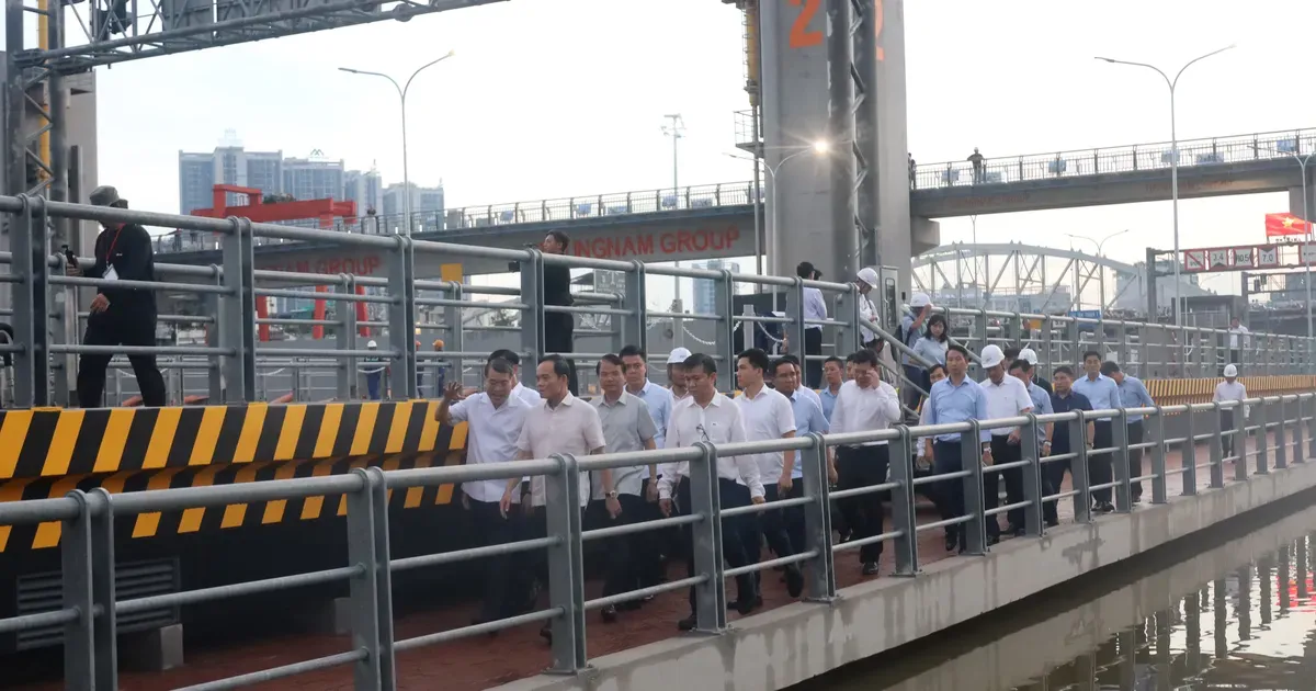 Dự án chống ngập 10.000 tỷ đồng TP.HCM: Nước rút quyết định cho an toàn thành phố