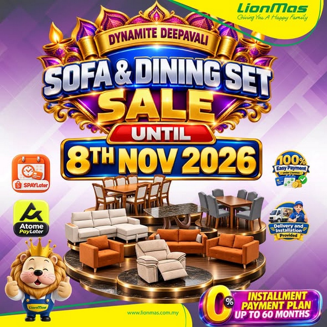 Panduan Lengkap Jualan Sofa dan Tilam Deepavali: Cicilan 0% & Idea Ruang Tamu Moden