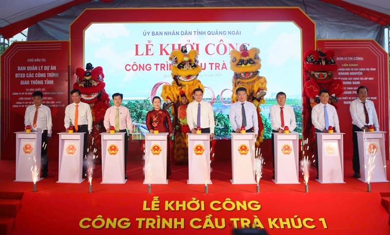 Cầu Trà Khúc 1: Từ bờ xe nước đến trục tăng trưởng mới của Quảng Ngãi