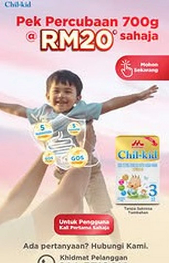 Formula Susu Promosi Oktober: RM5 eWallet & Sample RM20