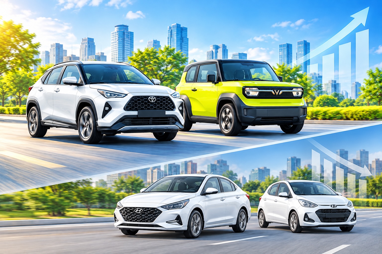 Xe điện và B-SUV áp đảo: sedan và xe cỡ A bị đẩy lùi