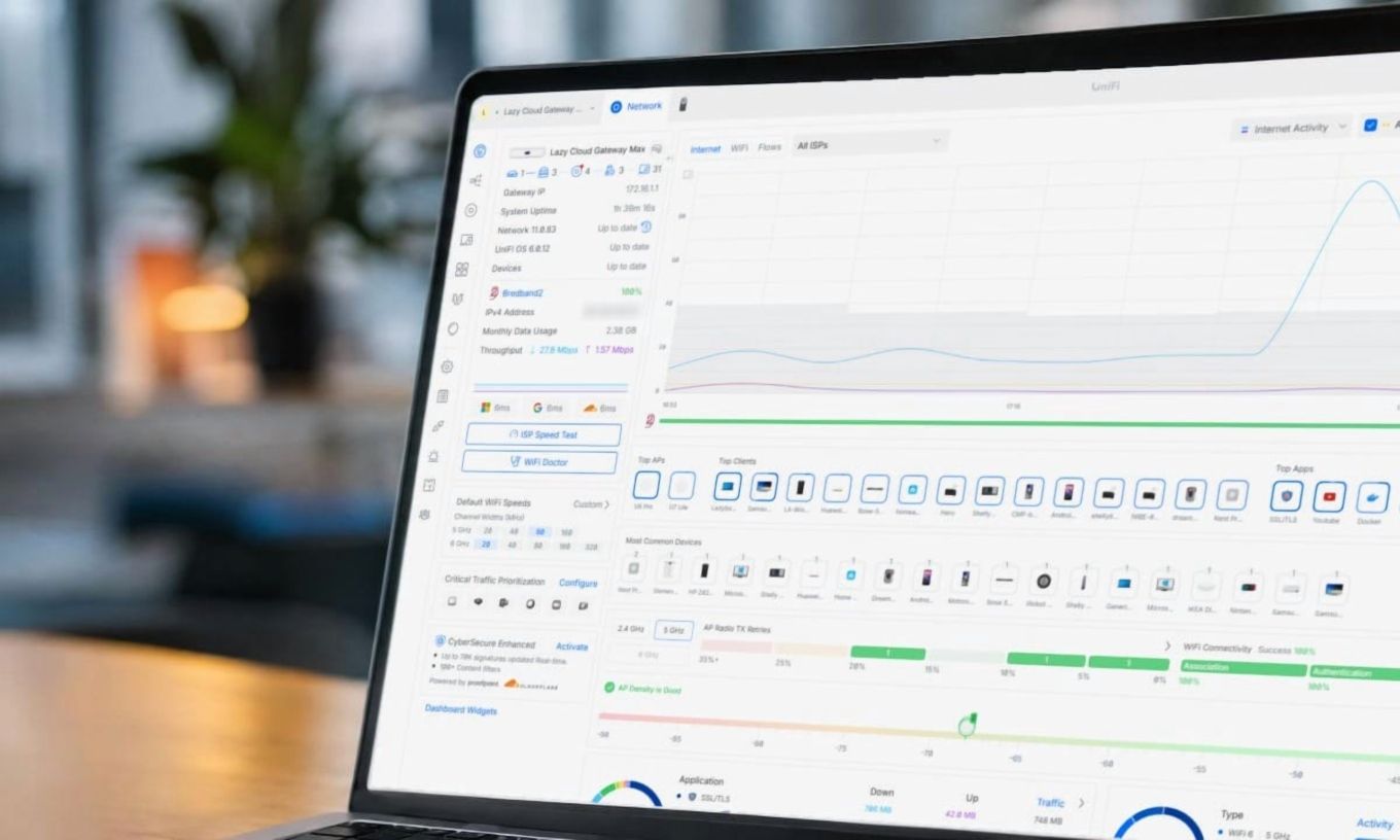 UniFi Network 11: router gia đình tự động chuyển sang kết nối điện thoại