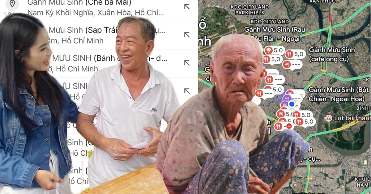 Giới trẻ đưa “gánh mưu sinh” của người già lên Google Maps