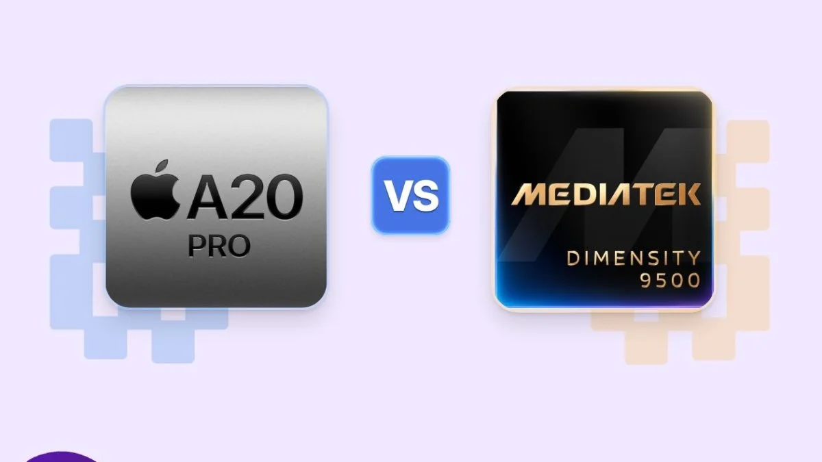A20 Pro so tài với A19 và Dimensity 9500: chọn chip nào?