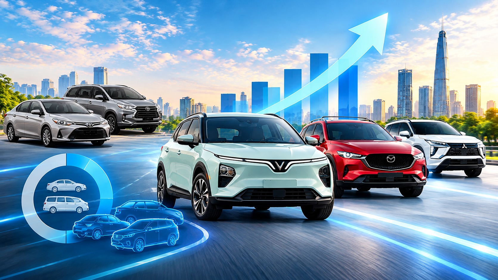 Xe điện và B-SUV áp đảo: sedan và xe cỡ A bị đẩy lùi