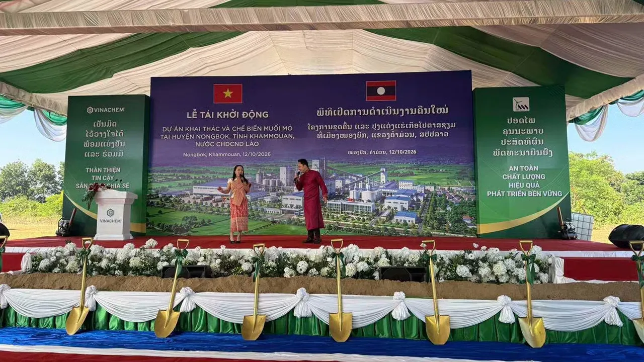 Vinachem tái khởi động mỏ kali Lào và tham vọng tự chủ phân bón khu vực