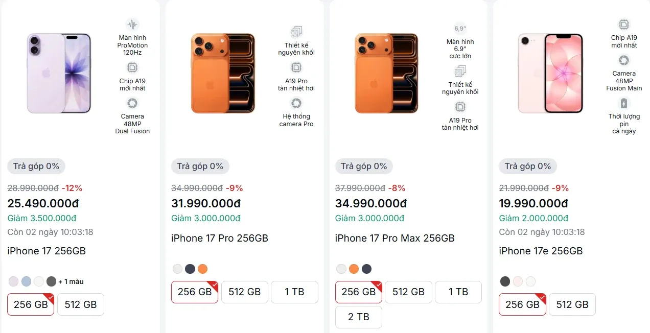 iPhone 16 Plus hay iPhone 17: nên mua mẫu màn lớn nào lúc giảm giá?