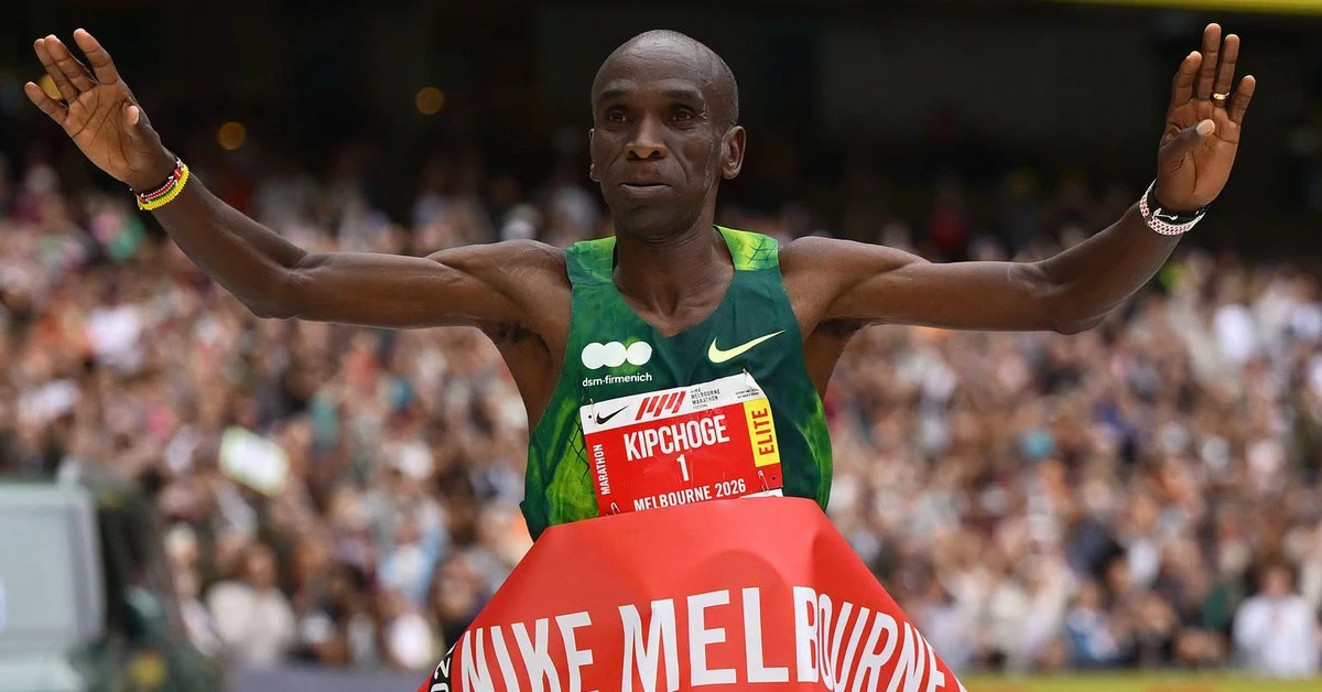 Kipchoge và kỷ lục Melbourne Marathon: Tuổi 41 không phải giới hạn