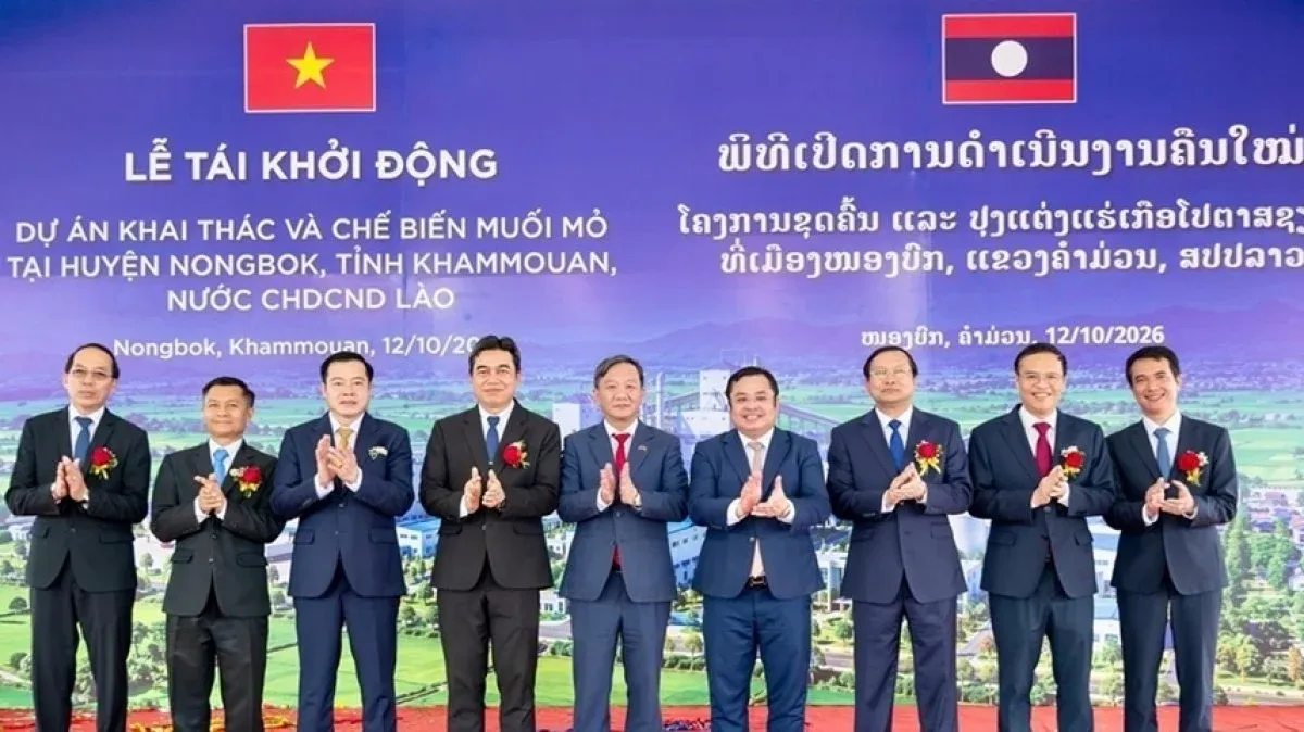 Muối mỏ Kali Lào tái khởi động: bước đi chiến lược của Vinachem