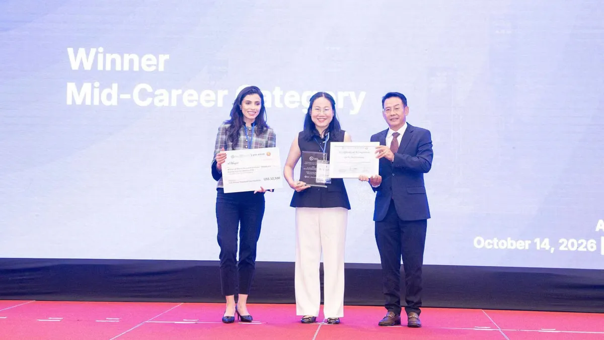 Nữ giáo sư Việt Nam đoạt giải thưởng khoa học ASEAN-Mỹ với AI trong y tế