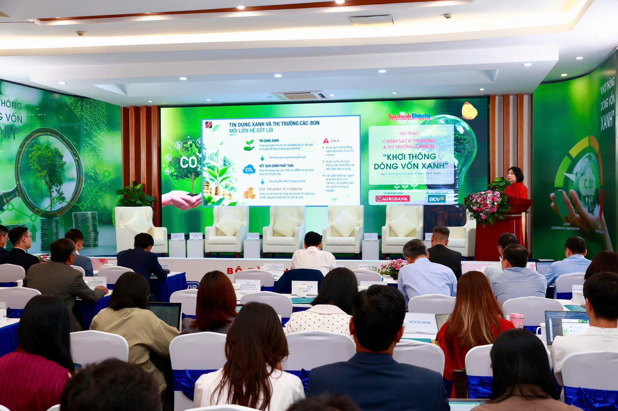 Tín dụng xanh đi trước, doanh thu carbon đến sau