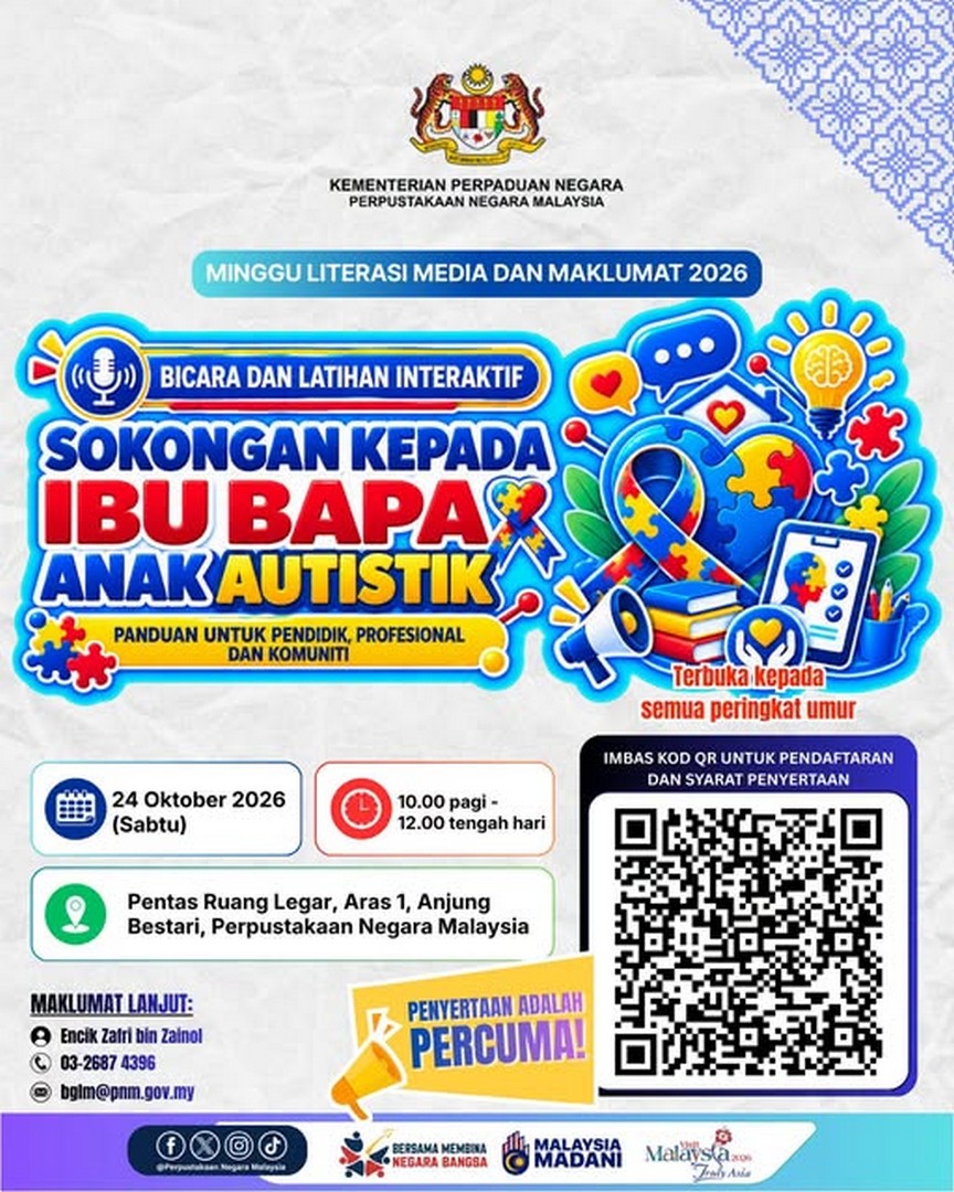 Program Sokongan Autisme untuk Ibu Bapa: Dari Pemahaman ke Strategi di Rumah