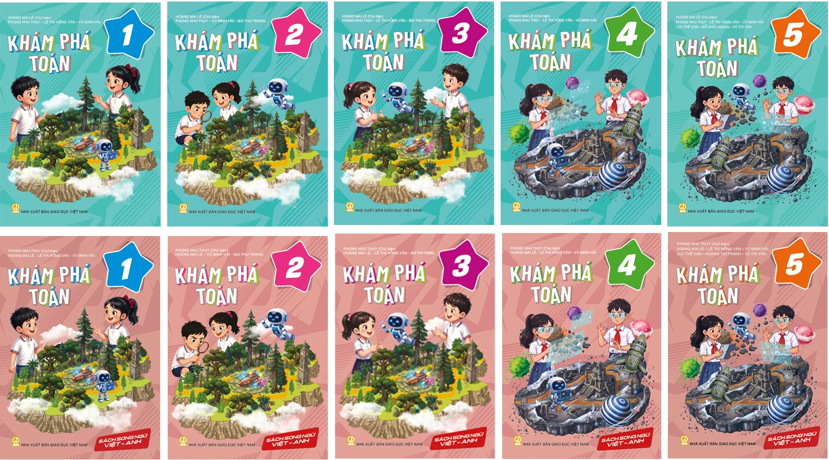 Bộ sách Khám phá 30 cuốn: 5 môn học, một tư duy giáo dục mới