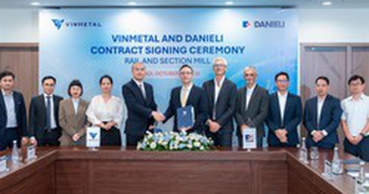VinMetal – Danieli và bước ngoặt tự chủ thép ray đường sắt cao tốc