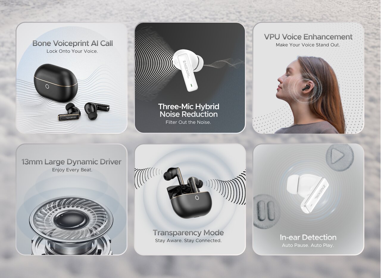 Pembatalan Bunyi Bawah RM250: Nexal Earbuds vs AeroClip 2