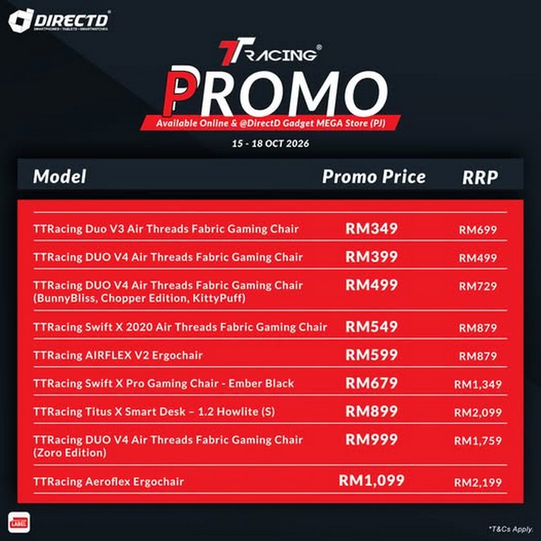 Promosi Gaming Peripherals: ASUS ROG & TTRacing Berbaloi?