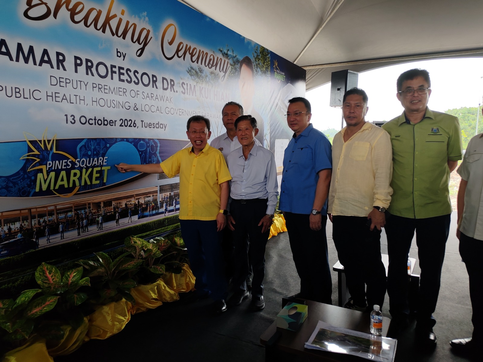 Pasar Basah Modern Pines Square: Infrastruktur Baharu, Nilai Lama