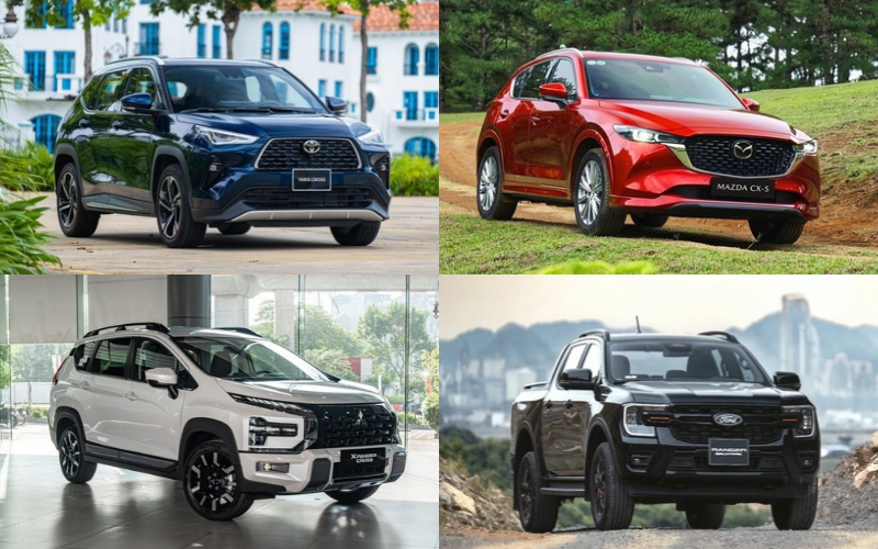 Toyota Yaris Cross dẫn đầu, xe Nhật áp đảo top 10 ô tô xăng dầu bán chạy