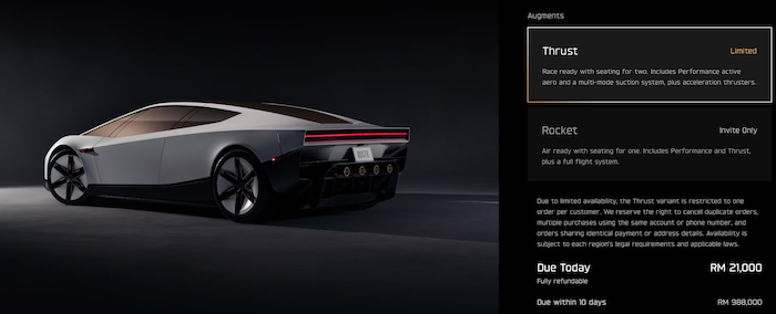 Tesla Roadster Tempahan Dibuka: Panduan Varian, Harga & Prestasi