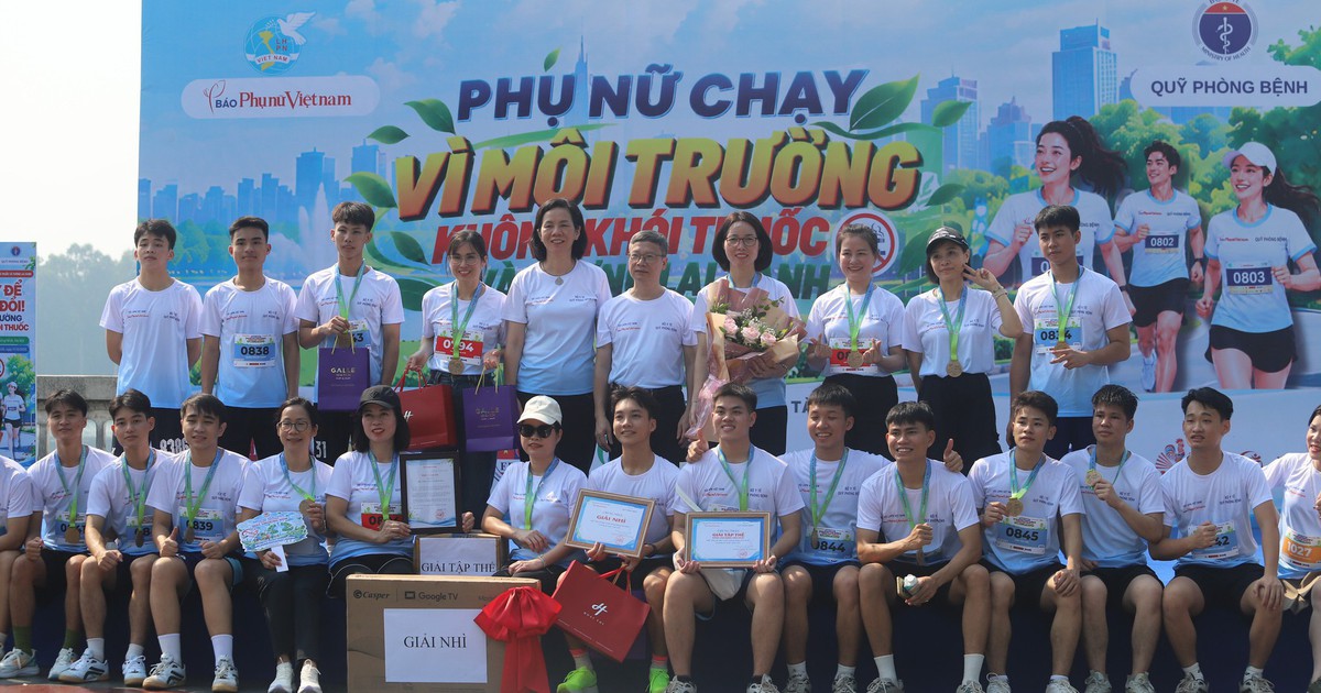 Hơn 180 sinh viên chạy vì môi trường không khói thuốc